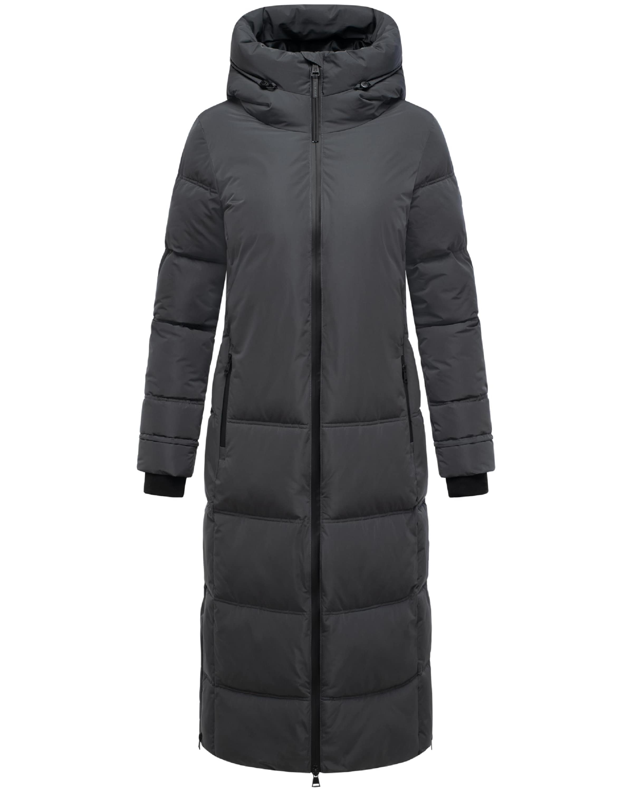 pelēks MARIKOO Ziemas mētelis 'Honiaa XVI': no priekšpuses