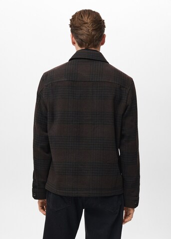 MANGO MAN Between-Season Jacket 'Greg' in Brown