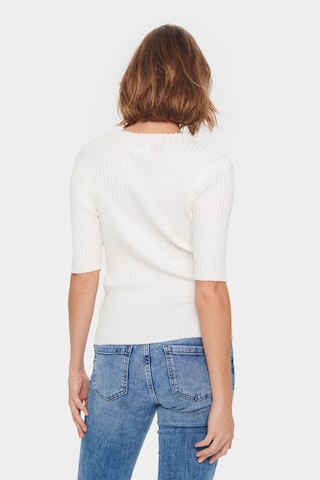 SAINT TROPEZ Sweater 'Dania' in White