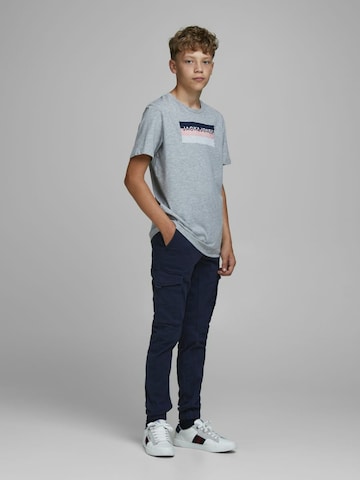 Jack & Jones Junior Ozke Hlače 'Paul' | modra barva