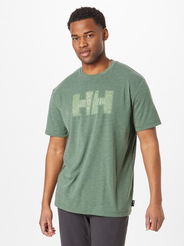 HELLY HANSEN Toiminnallinen paita 'SKOG' värissä vihreä: edessä