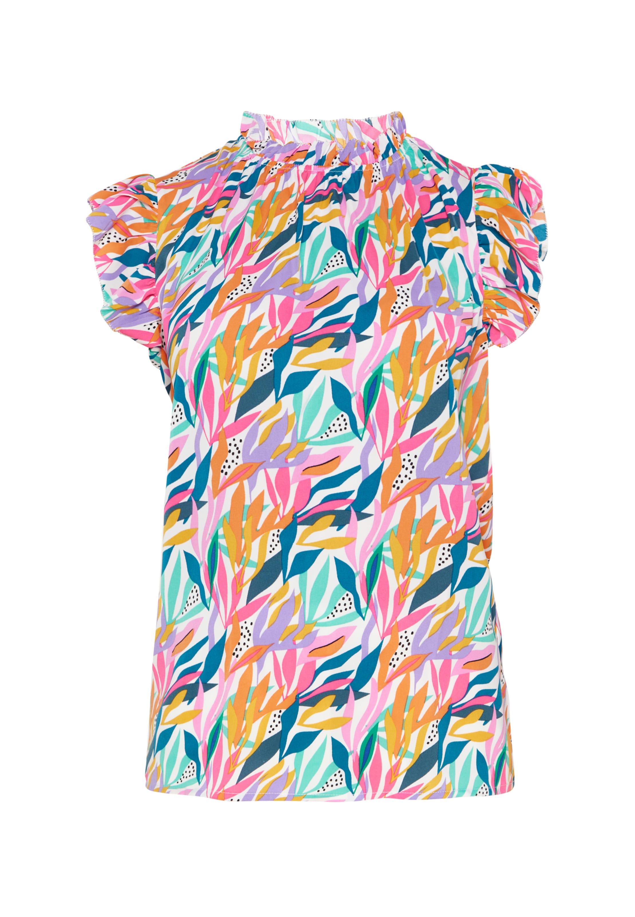 Usha Blouse in Gemengde kleuren: voorkant