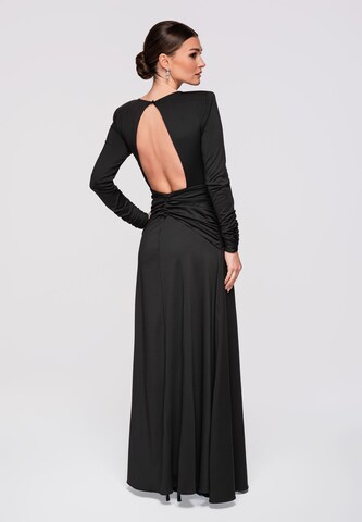 Ombre Avondjurk in Zwart