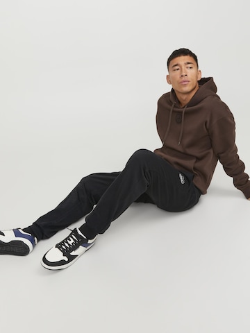 JACK & JONES Tapered Pants 'JPSTGordon JJShark' in Black