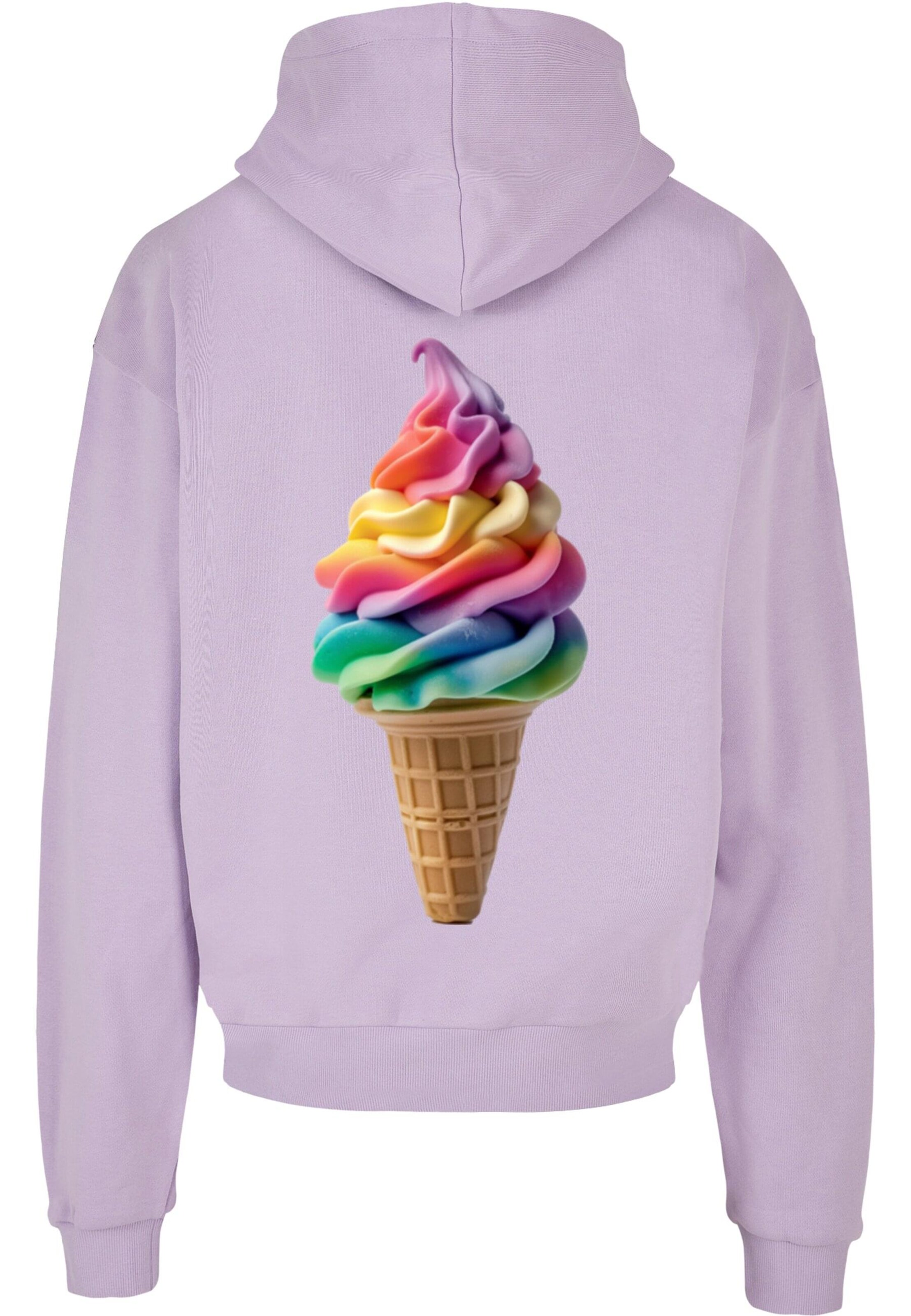 Merchcode Sweatshirt 'Pride Scoops' in Lila
