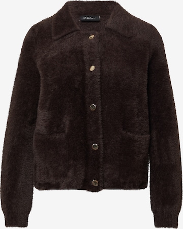 Cardigan s.Oliver en marron : devant