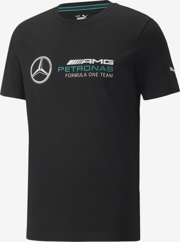 PUMA Shirt 'Mercedes F1 ESS' in Schwarz: front