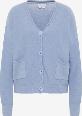 RISA Knit Cardigan 'Teylon' in Blue: front