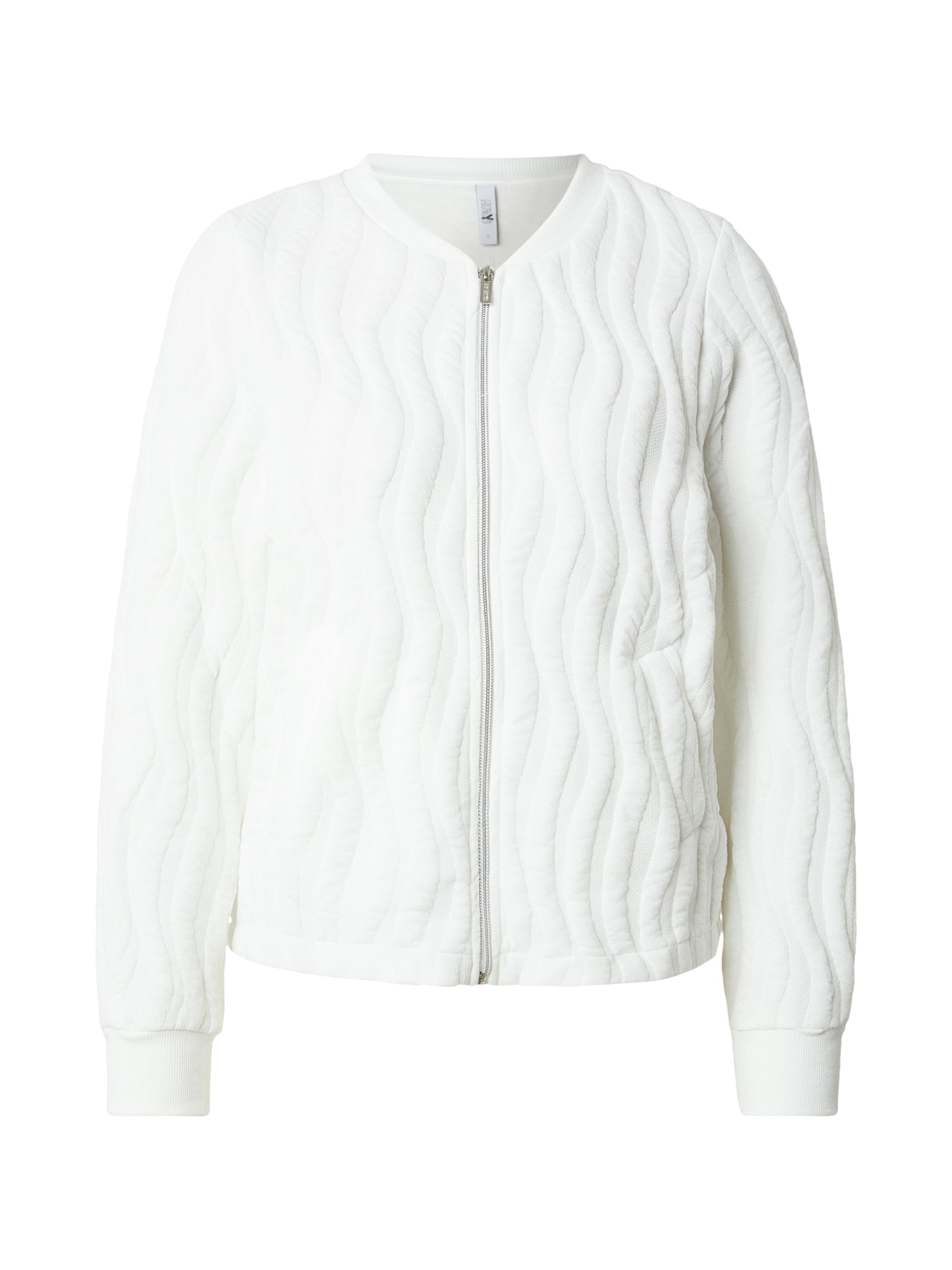 Hailys Кофта на молнии 'Ke44ndra' в Грязно-белый, Обзор товара