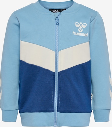 Hummel Zip-Up Hoodie 'Skye' in Blue: front