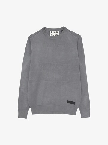 John Richmond Pullover 'Cuanza' in Grau: Vorderseite