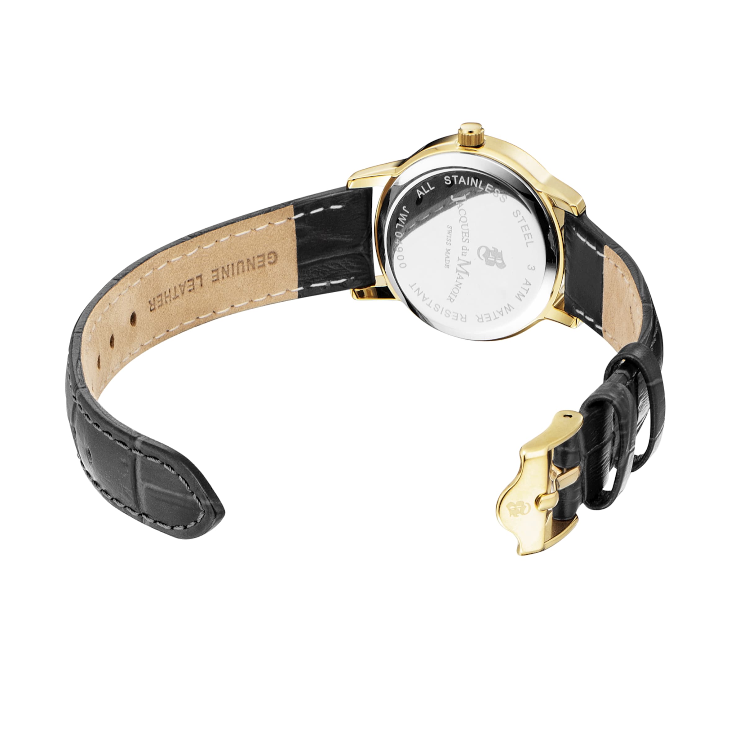 Jacques du Manoir Analoog horloge in Goud