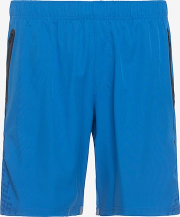 Spyder Workout Pants in Blue: front