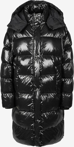 FREAKY NATION Pitkä talvitakki värissä musta: etupuoli