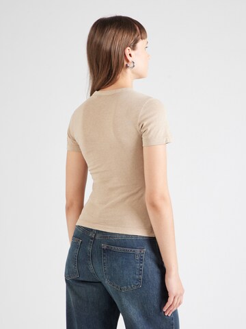 T-shirt 'Freja' WEEKDAY en beige