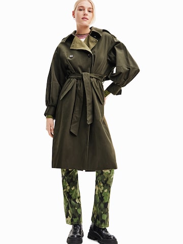 Desigual Between-Seasons Coat in Green