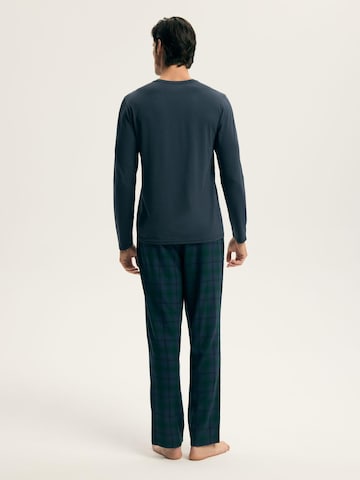 ESOTIQ Pyjama lang 'Annex' in Blauw