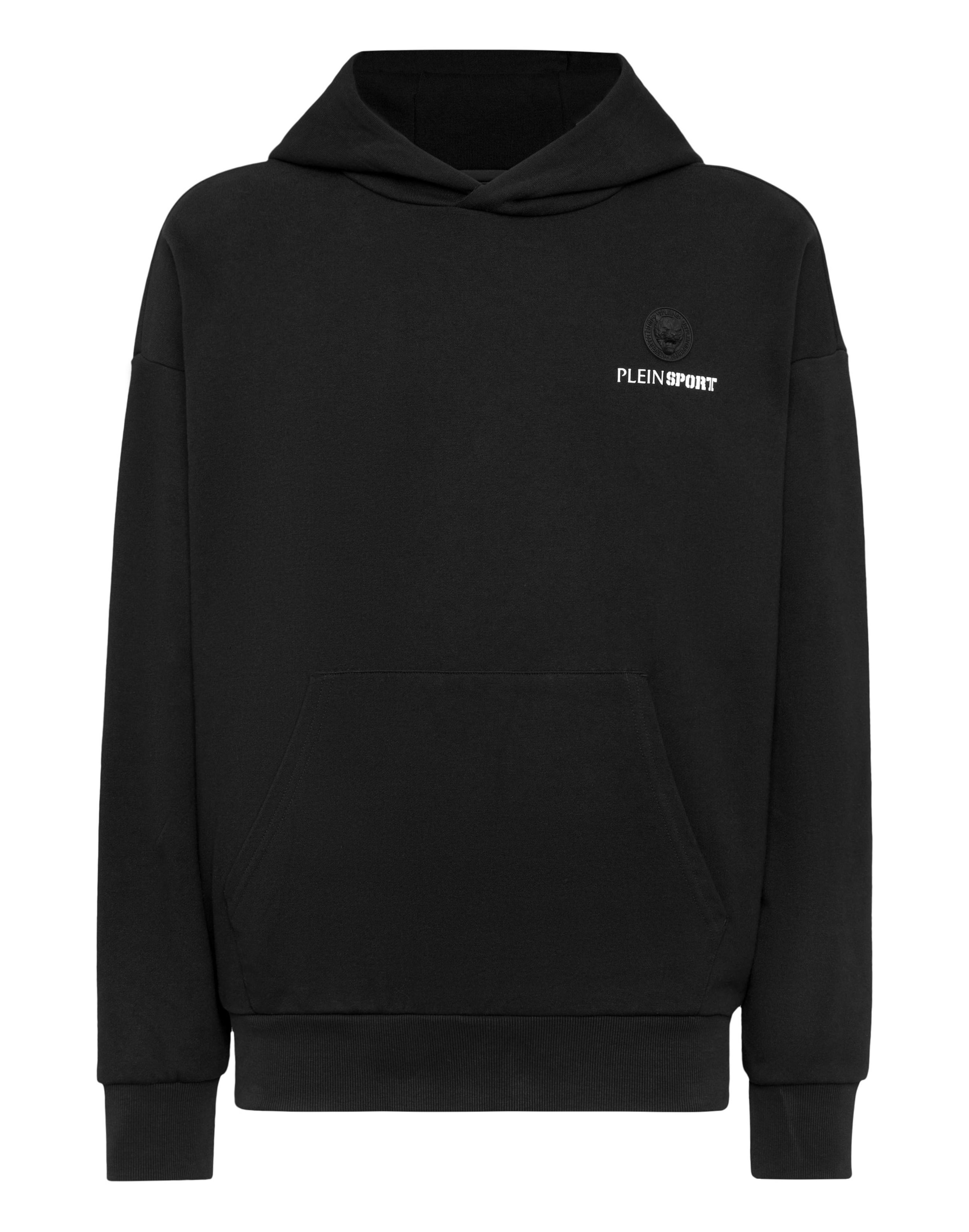 Plein Sport Sweatshirt 'Scratch' in Schwarz: Vorderseite