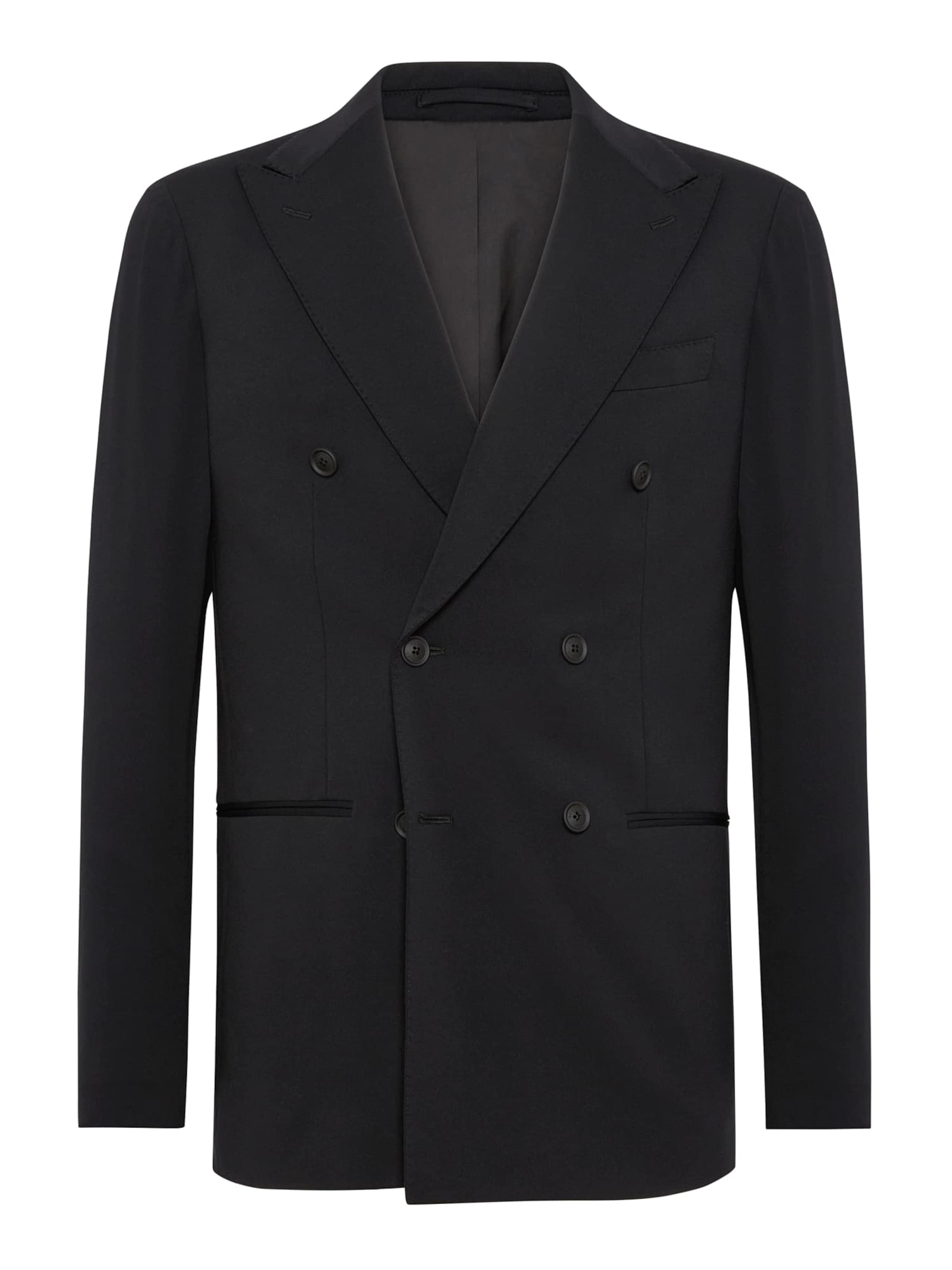 Boggi Milano Regular fit Business blazer in Black: front