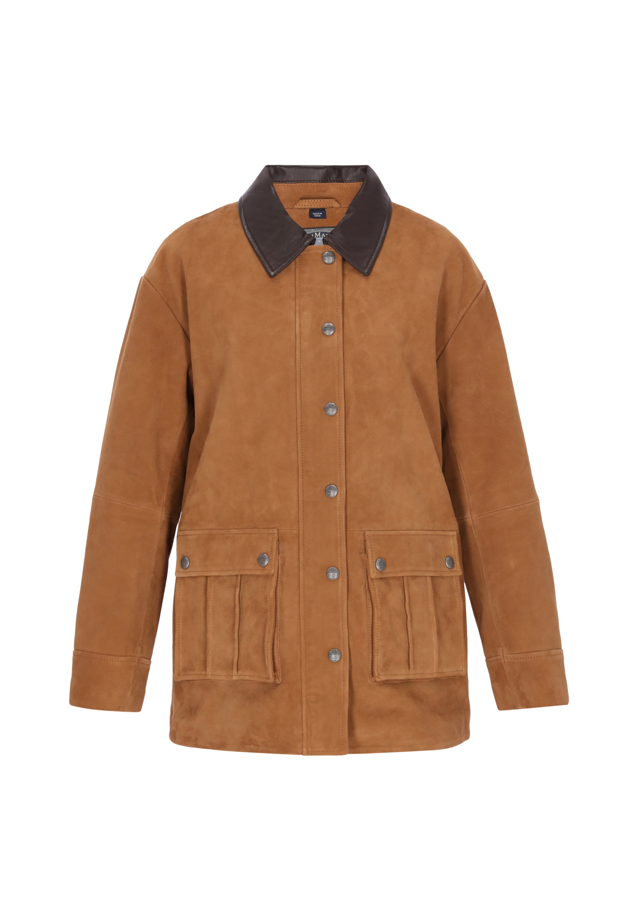 DreiMaster Vintage - Casaco meia-estação em castanho: frente