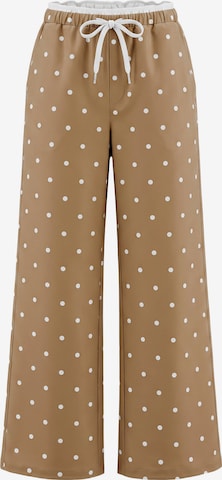 Imily Bela Loosefit Broek in Groen: voorkant
