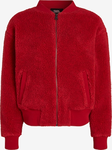 Karl Lagerfeld Sweatshirt in Rood: voorkant