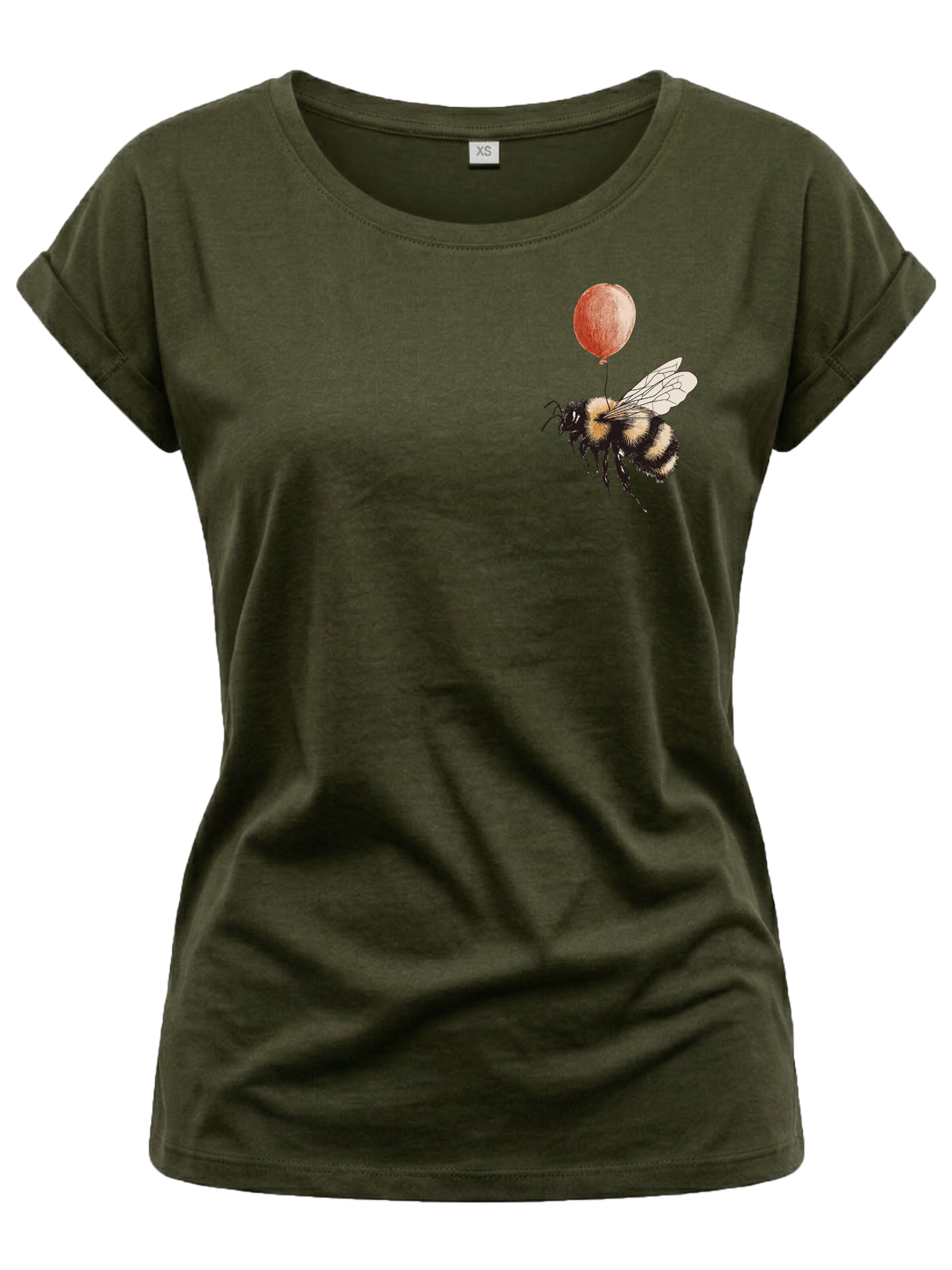 MAKAYA Shirt 'Flughilfe' in Green
