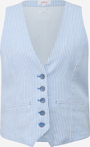 s.Oliver Suit Vest in Blue: front