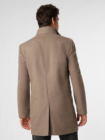 Andrew James Between-Seasons Coat 'Hamburg' in Brown