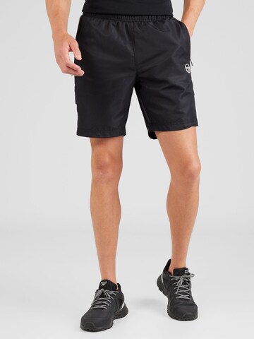 Sergio Tacchini Regular Workout Pants 'VEBITA' in Black: front