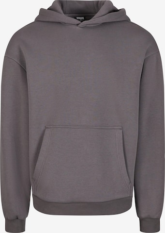 Felpa 'Fluffy' di Urban Classics in grigio: frontale