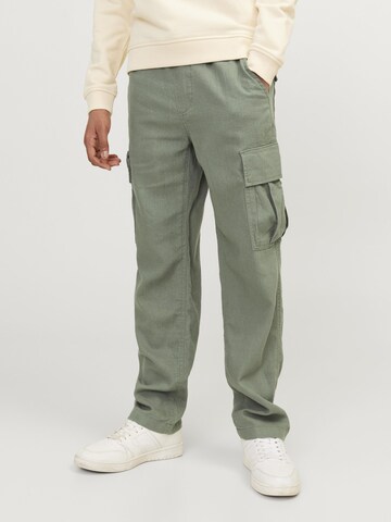 Jack & Jones Junior Wide Leg Bukser 'BILL NATE' i grøn