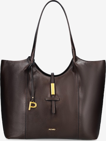 Picard Shoulder Bag 'Whisper' in Brown: front
