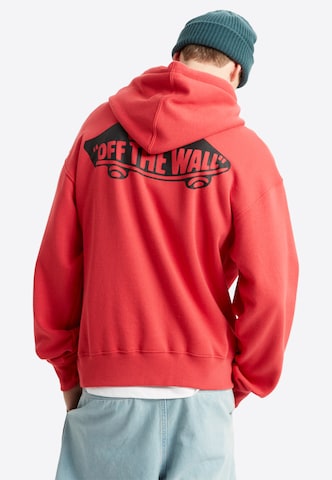 VANS Sweatshirt 'Double Standard' i rød: forside