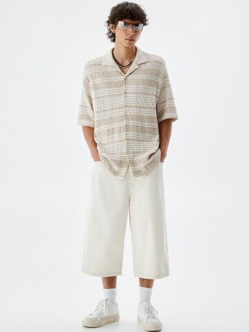 Comfort fit Camicia di Pull&Bear in beige