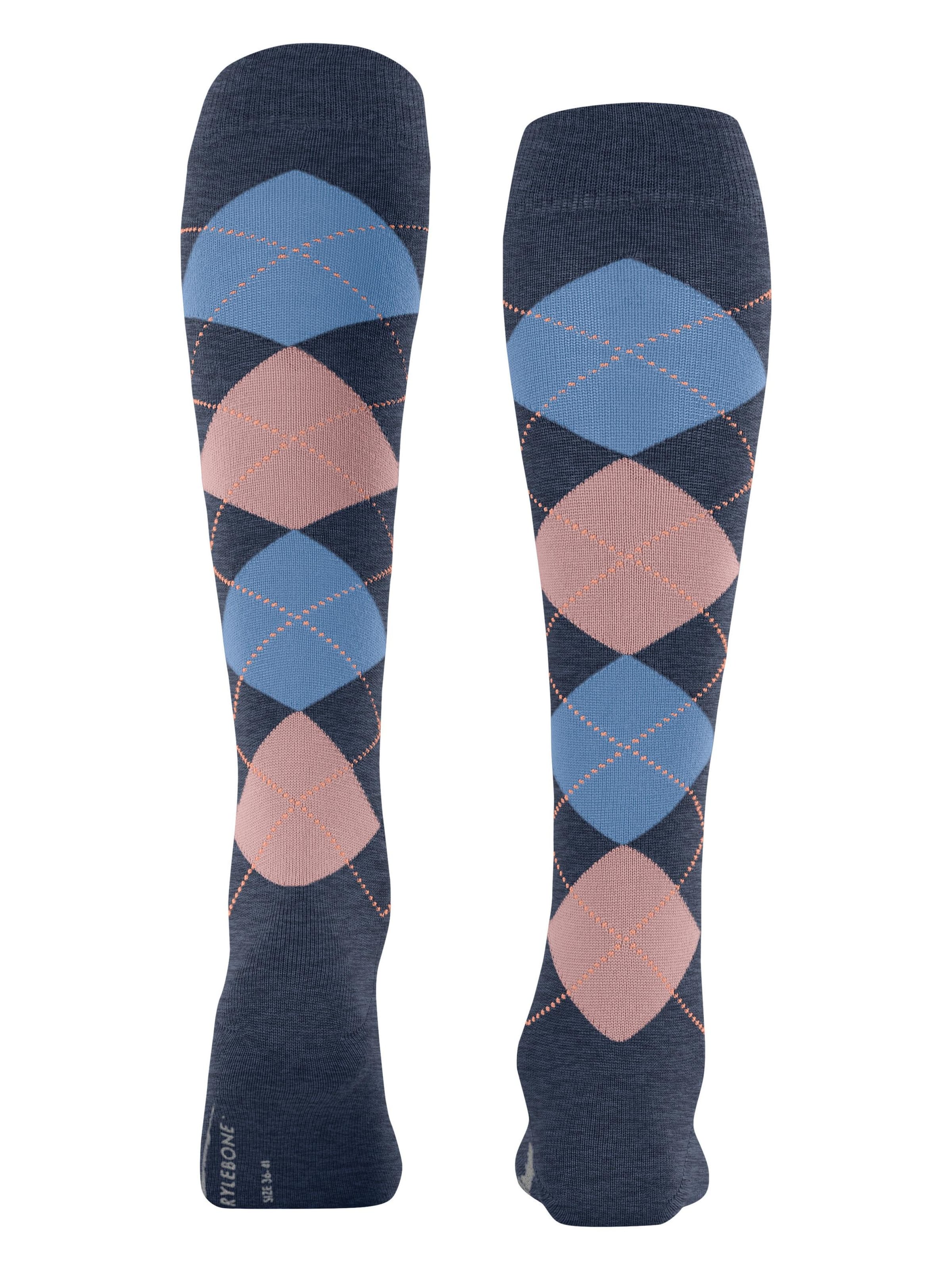 BURLINGTON Overknee Strümpfe 'Marylebone'‌‌‌‌ in Blau