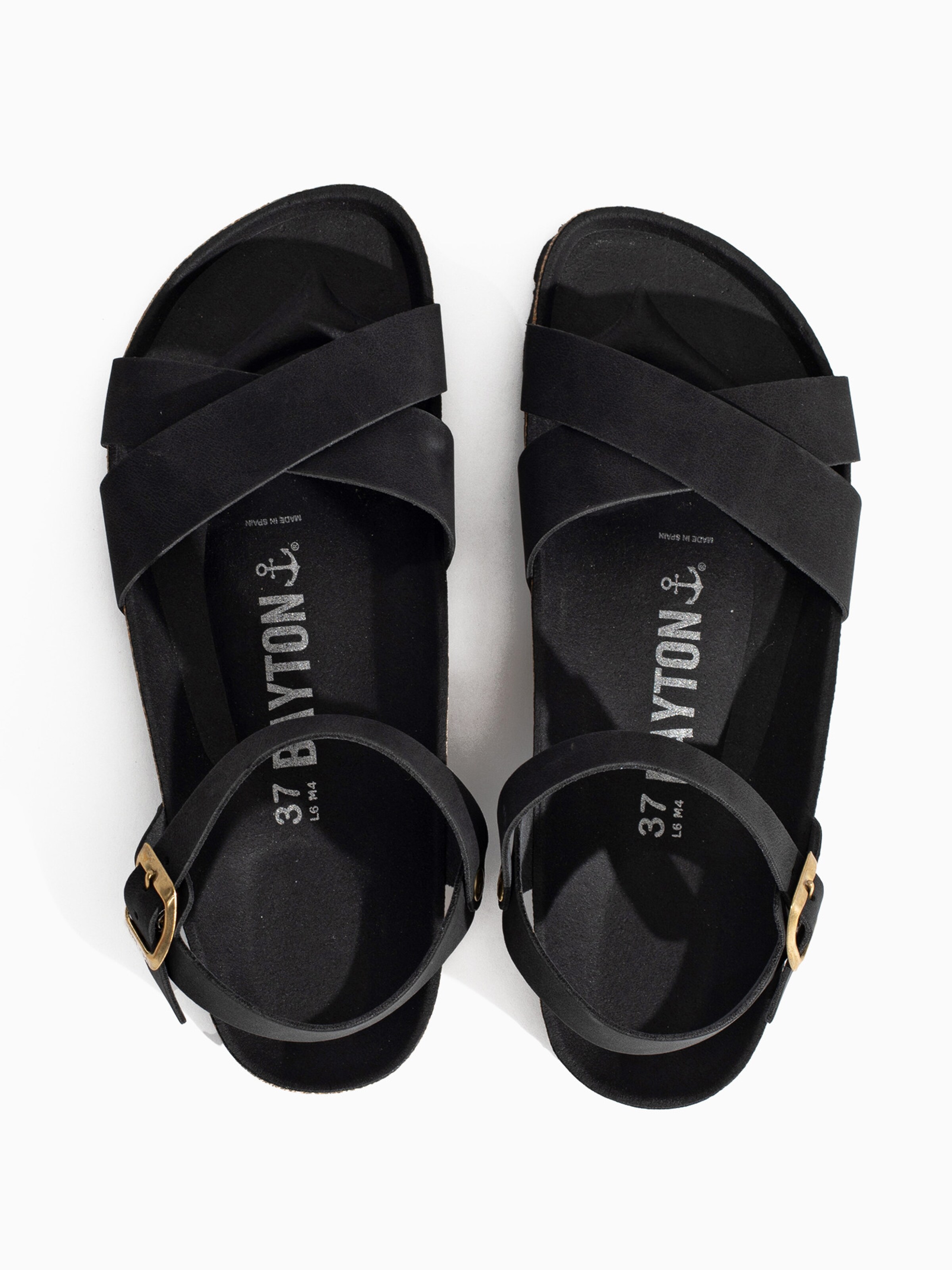Bayton Strap sandal in Black