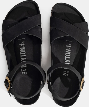 Bayton - Sandalias con hebilla en negro