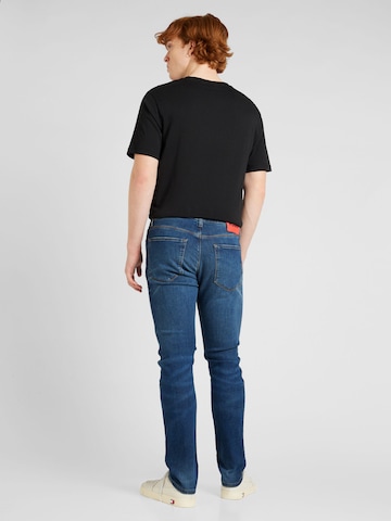 HUGO Red Slimfit Jeans '734' i blå