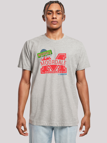 F4NT4STIC Shirt 'Sex Education Netflix TV Series' in Grijs: voorkant