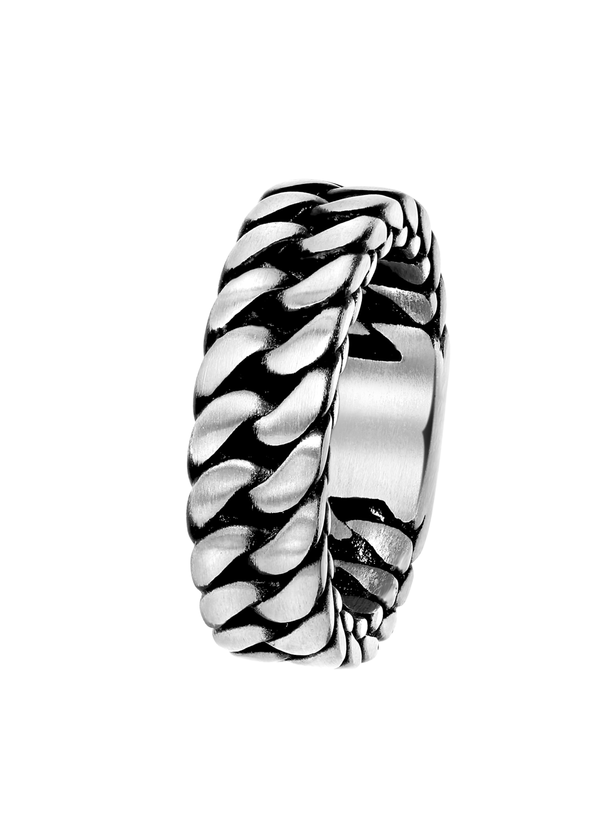 Lucardi Ring in Silver: front