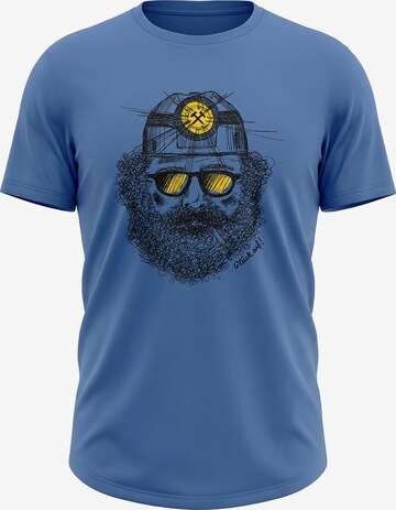karlskopf Shirt 'BERGMANN' in Blue: front