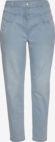 LASCANA Skinny Jeans in Blauw: voorkant