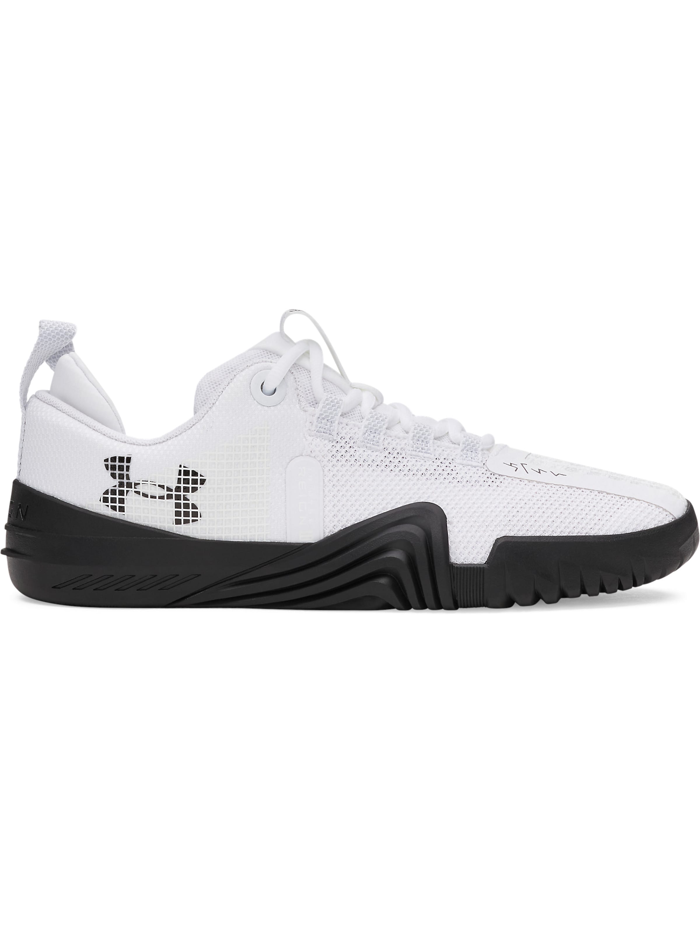 UNDER ARMOUR Sports shoe 'TriBase Reign 6' in White: front