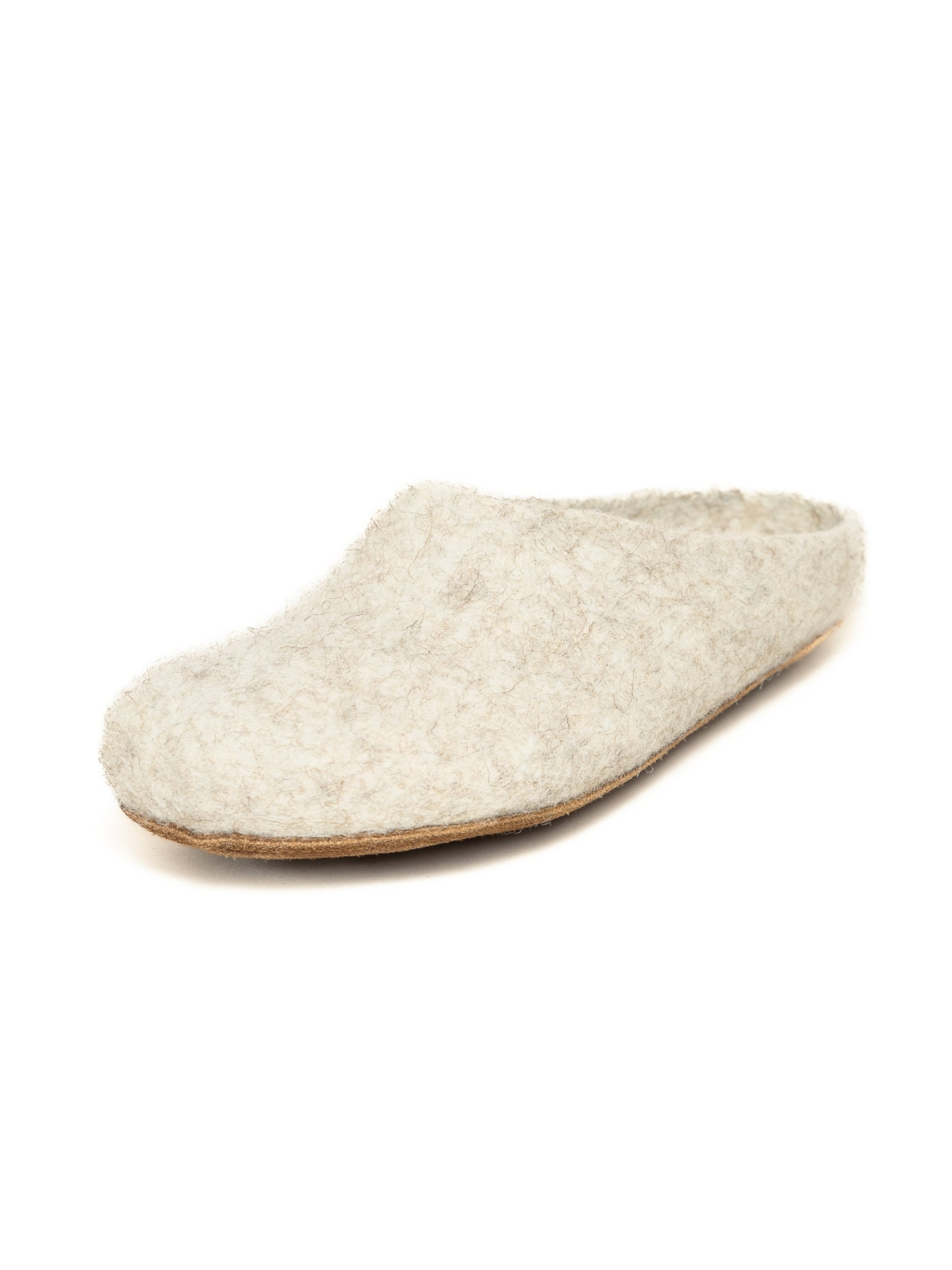 MagicFelt Hausschuh 'Filzpantoffel Magicfelt 713'‌‌‌‌‌‌ in Beige: Vorderseite