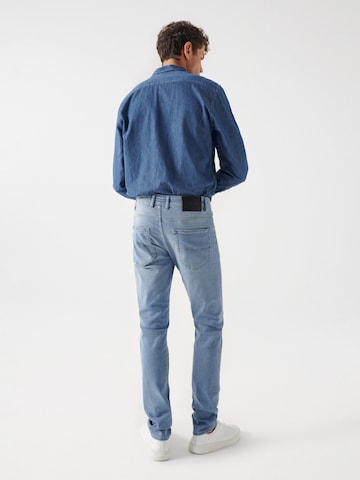 Coupe slim Jean Salsa Jeans en bleu