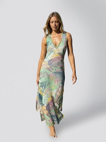 Robe 'Robe Longue Angeles' Miss June en mélange de couleurs