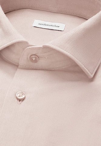 SEIDENSTICKER Regular fit Button Up Shirt in Beige