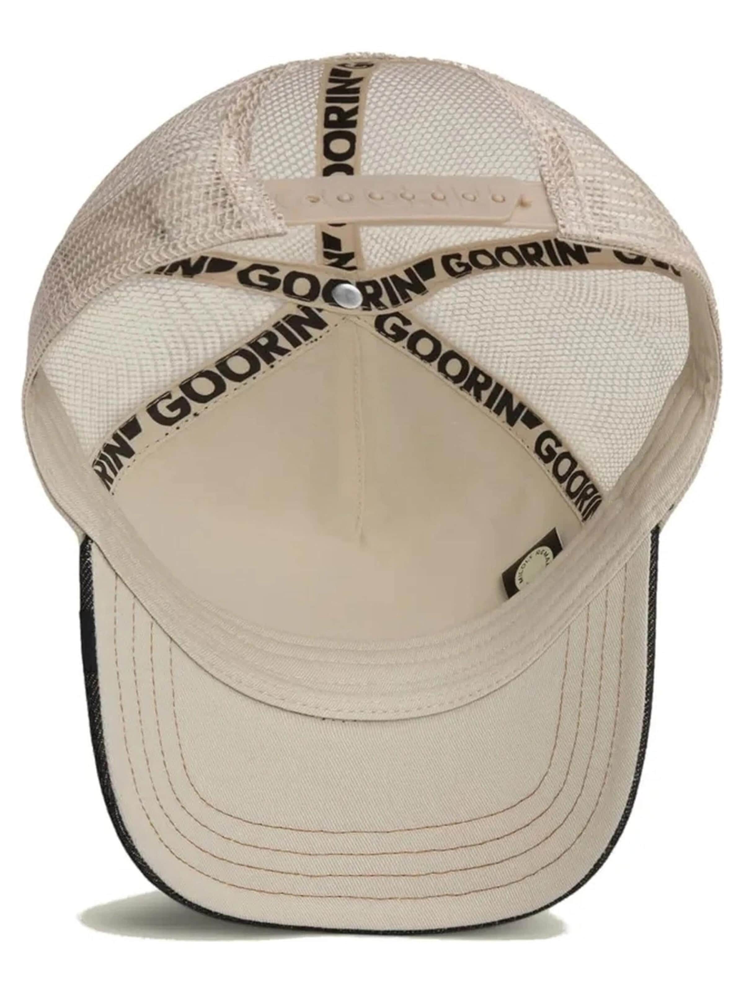 GOORIN Bros.Šilterica 'Gorra goorin bros black denim calavera denim skull trucker cap' - crna boja
