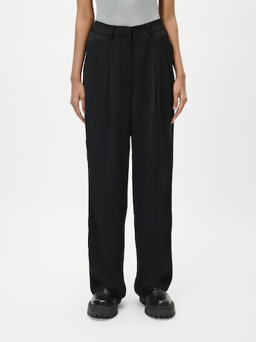 juoda LeGer by Lena Gercke Plačios klešnės Klostuotos kelnės 'Chelsea': priekis